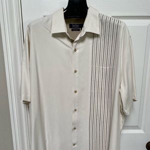 Vintage Nat Nast mens XL silk shirt
